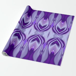 Papel De Regalo Sueño púrpura , Abstracto Fantasía Arcoiris