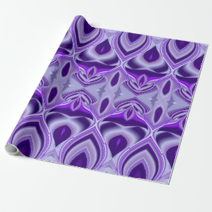 Papel De Regalo Sueño púrpura , Abstracto Fantasía Arcoiris