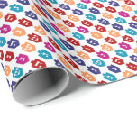 Papel De Regalo Sueños coloridos: la festividad judía de Hanukkah<br><div class="desc">Ladrillos agradables y alegres con las letras hebreas mona, gimmel, hey, y shin, para las celebraciones de la festividad judía de Hanukkah. Tradicionalmente, durante la festividad de Chanukah, los niños (y a menudo los adultos) juegan un juego seguro con un dreidel (o un sevivón en hebreo moderno). En los cuatro...</div>
