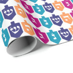 Papel De Regalo Sueños coloridos: la festividad judía de Hanukkah<br><div class="desc">Ladrillos agradables y alegres con las letras hebreas mona, gimmel, hey, y shin, para las celebraciones de la festividad judía de Hanukkah. Tradicionalmente, durante la festividad de Chanukah, los niños (y a menudo los adultos) juegan un juego seguro con un dreidel (o un sevivón en hebreo moderno). En los cuatro...</div>