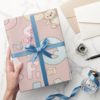 Papel De Regalo Sueños de alfabeto