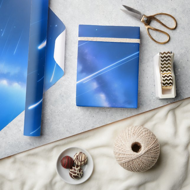 Papel de regalo Sueños de Estrellas Fugaces (Artesanía)