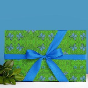 Papel De Regalo Sueños de la selva tropical Mariposa Vine Todo oca