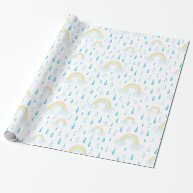 Papel De Regalo Sueños del arcoiris (Desenrollado)