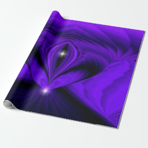 Papel De Regalo Sueños del arcoiris morado, dos estrellas