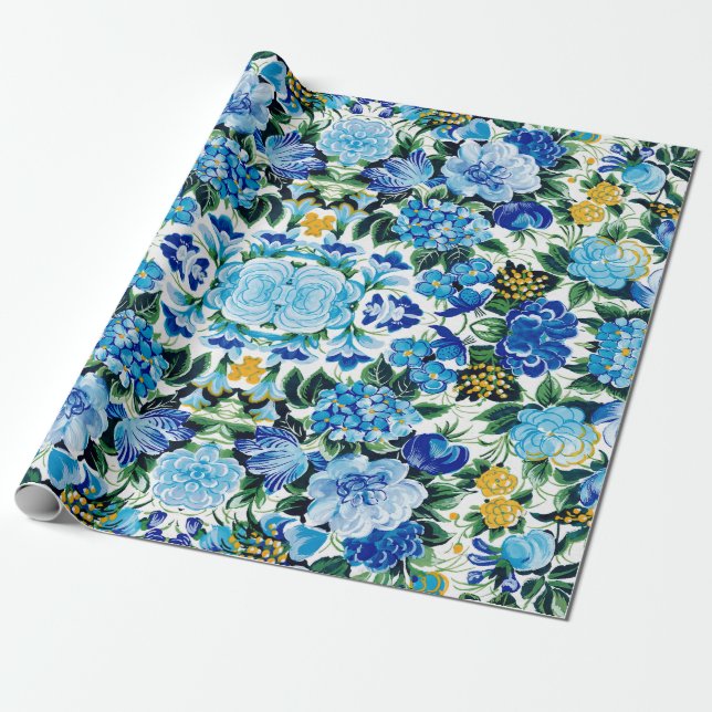 Papel De Regalo Sueños Florales #5 en Susiejayne (Desenrollado)