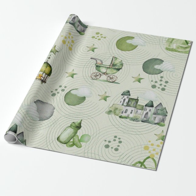 Papel De Regalo Sueños para bebés (Desenrollado)