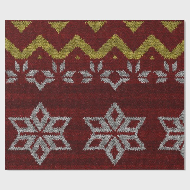 Papel De Regalo Suéter de Navidad (Superficie plana)