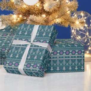 Papel De Regalo Suéter de Navidades feos