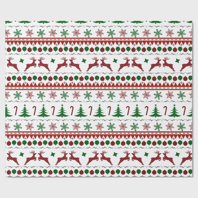 Papel De Regalo Suéter de Navidades feos (Superficie plana)