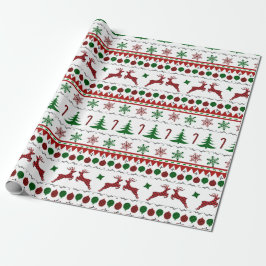 Papel De Regalo Suéter de Navidades feos