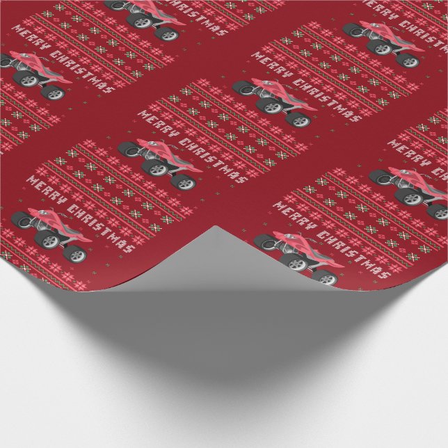 Papel De Regalo Suéter de Navidades feos ATV (Esquina)