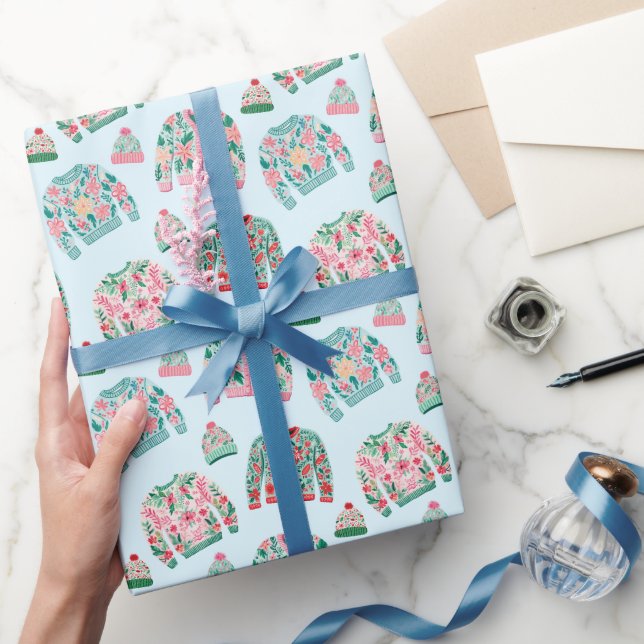 Papel De Regalo Suéteres de Navidades feos (Regalar)