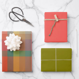 Papel de regalo Sumac & Thyme Hoja plana juego de 