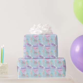 Papel De Regalo ¡Sumérgete en una Fiesta de Cumpleaños de Sirena!