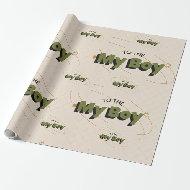 Papel De Regalo Suministros para Fiestas (Desenrollado)