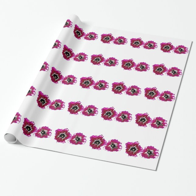 Papel De Regalo Summer Petunias (Desenrollado)