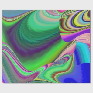 Papel De Regalo Summerfeeling, Resumen 3D Rainbowart