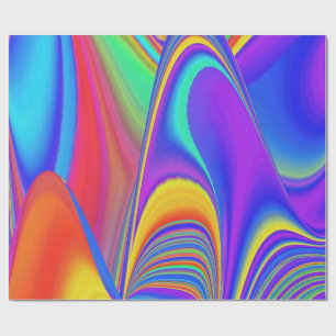 Papel De Regalo Summerfeeling, Resumen 3D Rainbowart
