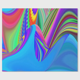 Papel De Regalo Summerfeeling, Resumen 3D Rainbowart