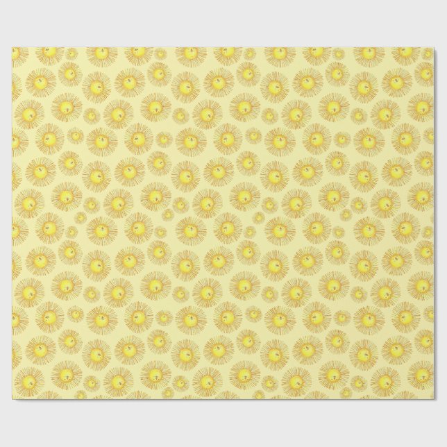 Papel De Regalo Sun is Shining -  (Superficie plana)