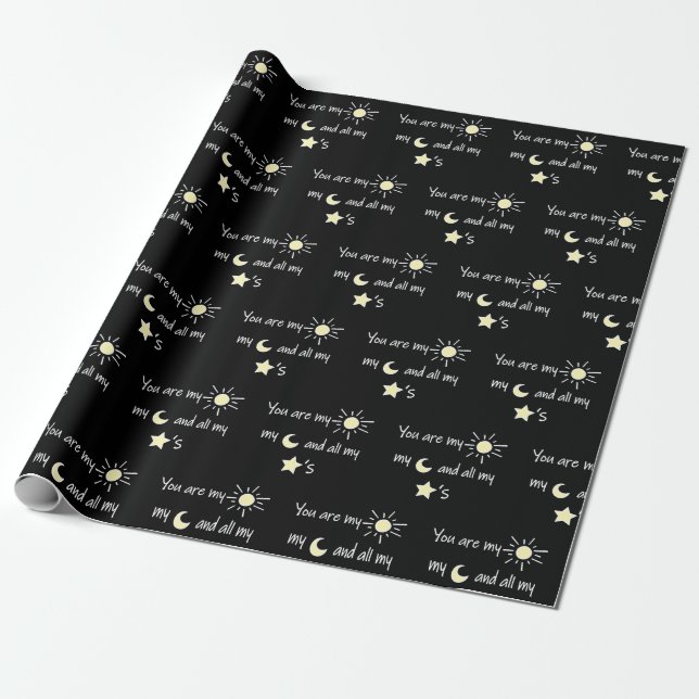 Papel De Regalo Sun-Moon-and-Stars- (Desenrollado)