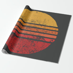 Papel De Regalo SUN Vintage Grunge Circle Illustrationsvintage, ci