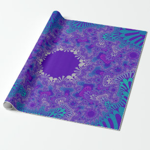 Papel De Regalo Sunburst de pureza azul