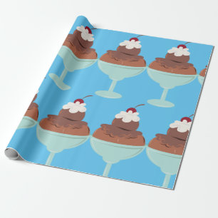 Papel De Regalo Sundés de crema de hielo