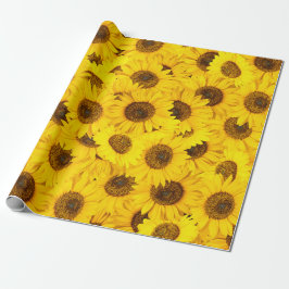 Papel De Regalo Sunflower