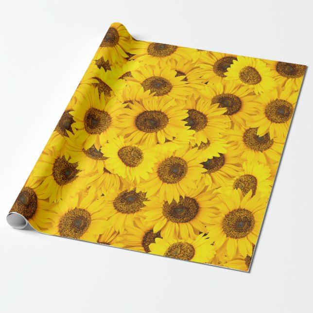 Papel De Regalo Sunflower (Desenrollado)