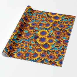 Papel De Regalo Sunflower 