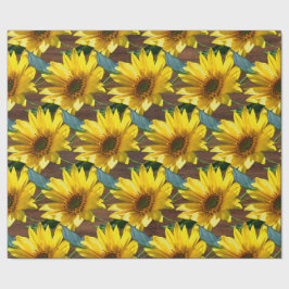 Papel De Regalo Sunflower