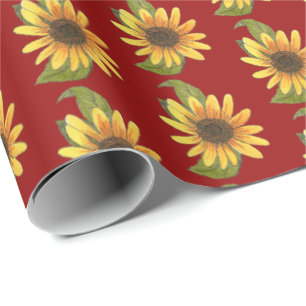 Papel De Regalo Sunflower