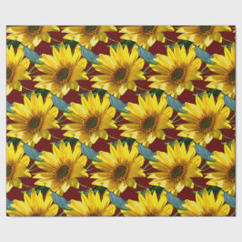 Papel De Regalo Sunflower