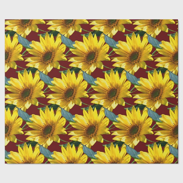 Papel De Regalo Sunflower (Costura)