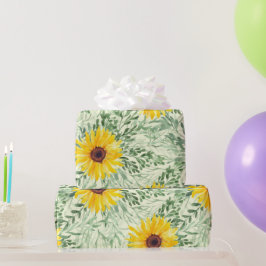 Papel De Regalo Sunflower