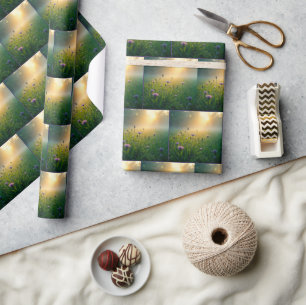 Papel De Regalo Sunlit Wildflower Meadow