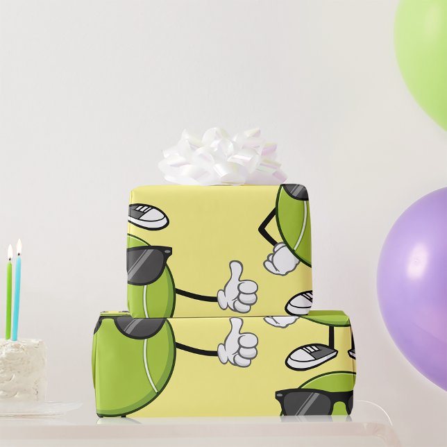 Papel De Regalo Sunny Tennis Ball (Subido por el creador)