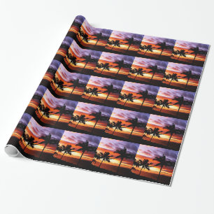 Papel De Regalo Sunset de Hawái