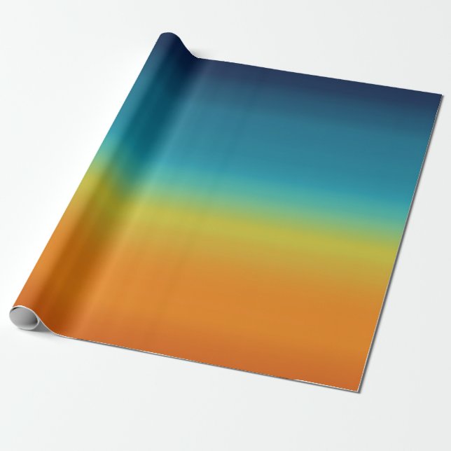 Papel De Regalo Sunset del Suroeste (Desenrollado)