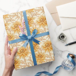 Papel De Regalo Sunshine Daisies - Diseño floral amarillo brillant