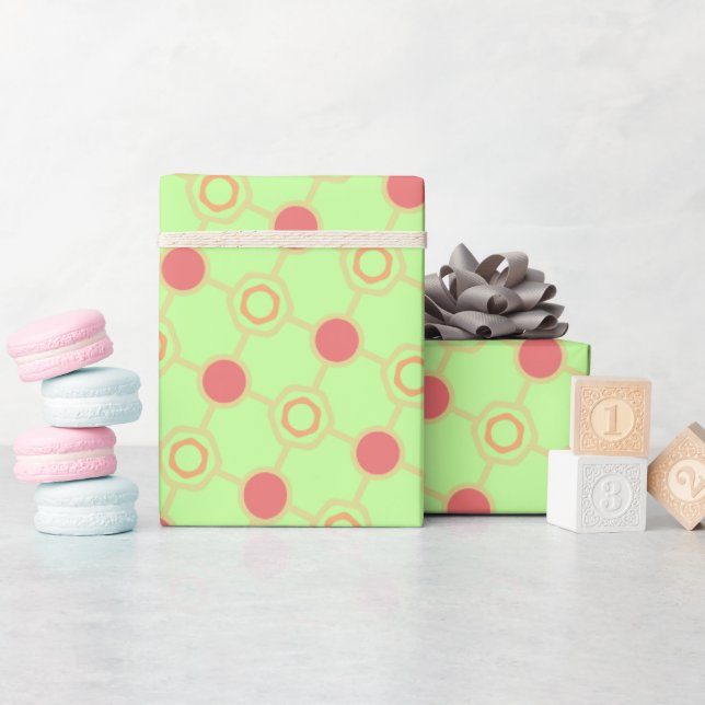 Papel De Regalo Suntuoso y alegre geométrica cumpleaños (Baby Shower)