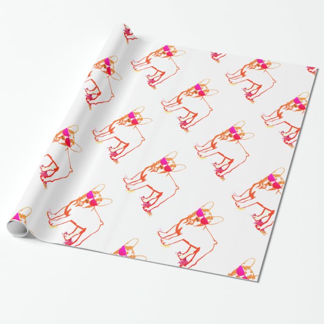 Papel De Regalo Super Bulldog Francés (Desenrollado)