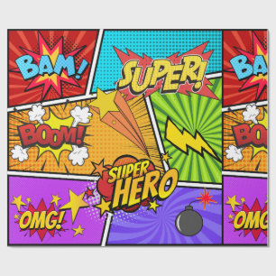 Papel De Regalo super héroe