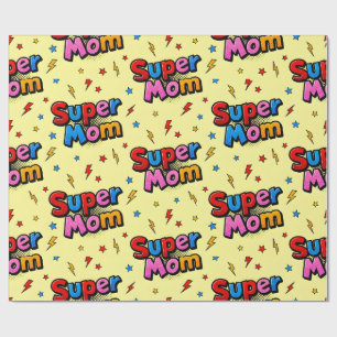 Papel De Regalo Super Mamá
