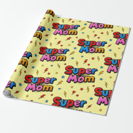 Papel De Regalo Super Mamá