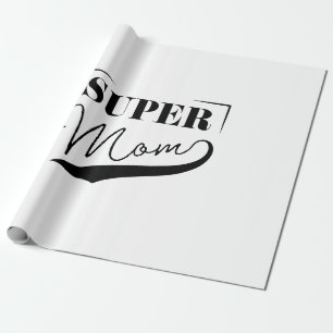 Papel De Regalo Super Mamá