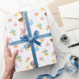 Papel De Regalo Super Simple | 5 Little Ducks Boy Baby Shower