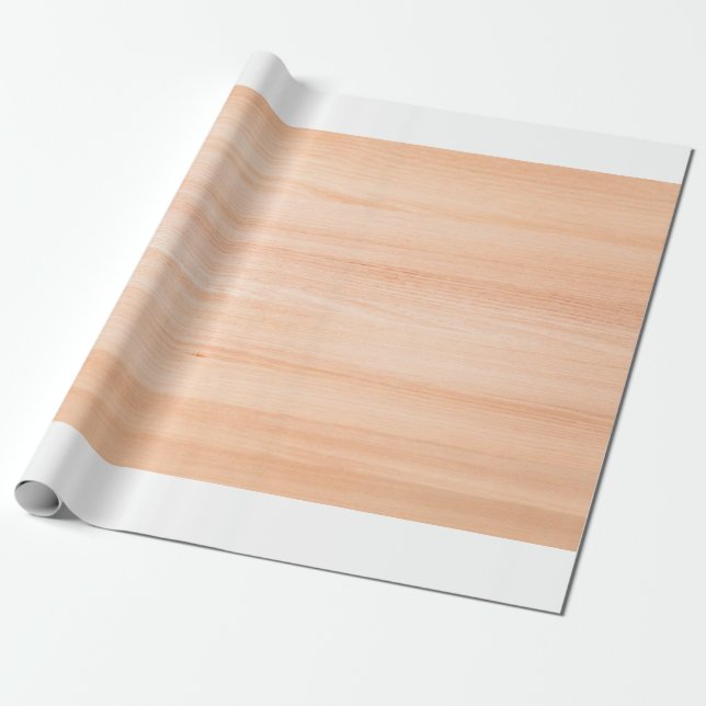 Papel De Regalo Superficie de madera retro (Desenrollado)